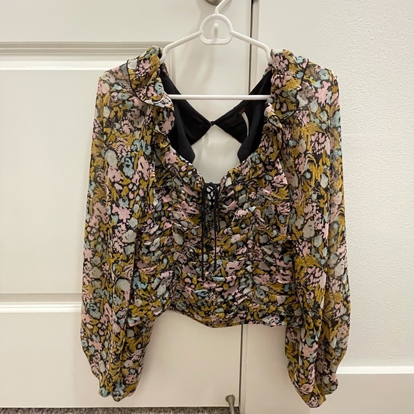 Free People Floral Blouse - Picture 5 of 7